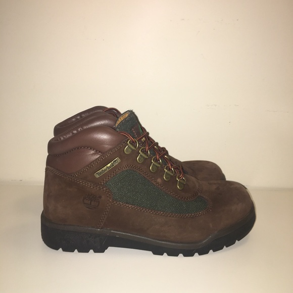 timberland junior field boots